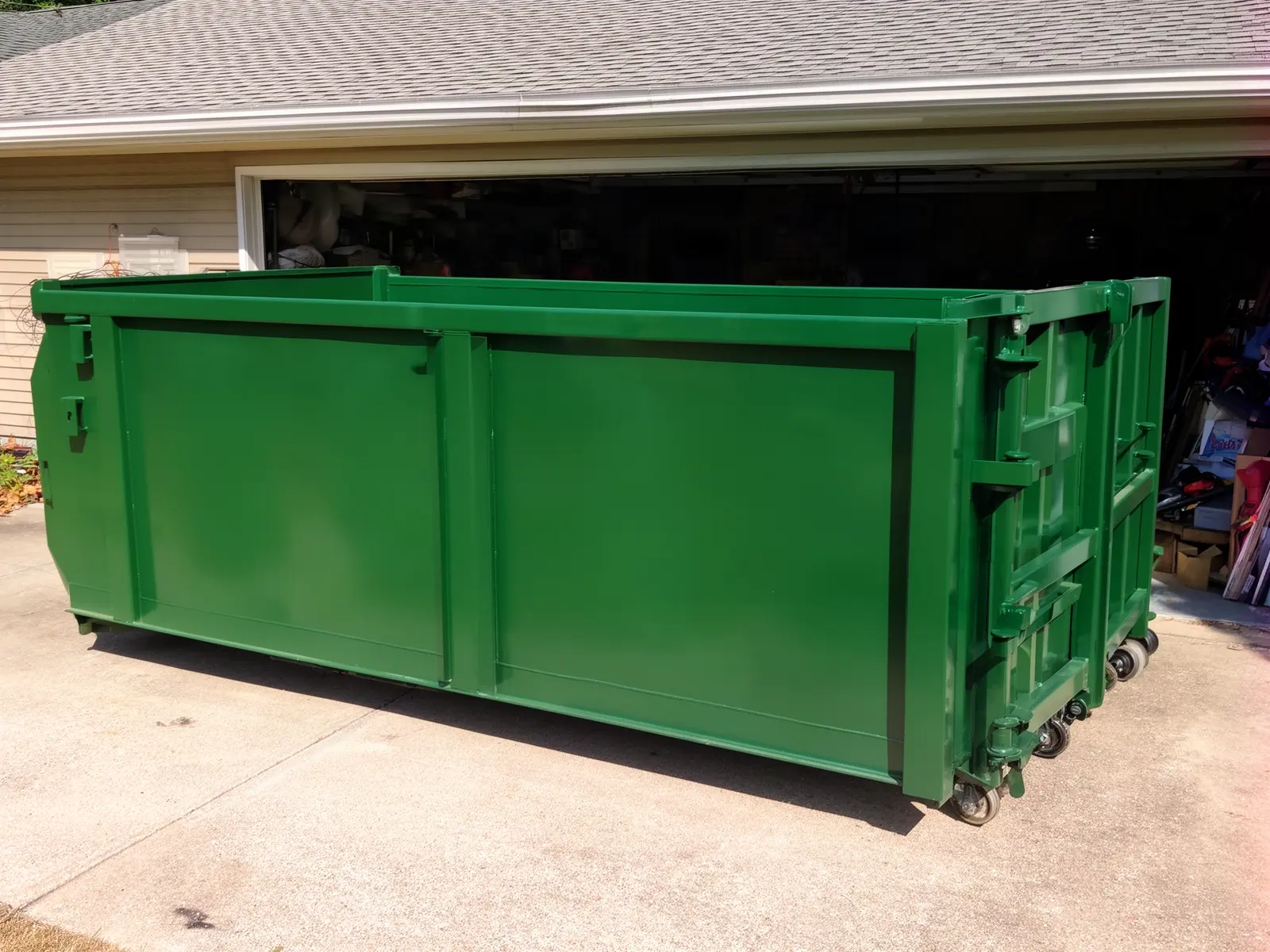 Roll-off dumpster from Decker's Dumpster Rental in Mobile, AL